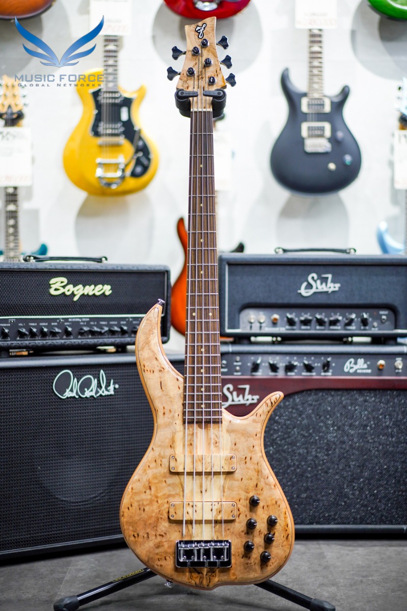[2022 Spring Sale(~5/31까지)] F-Bass BN5 Pecky Spalted Burl Maple Top w/Indian Rosewood FB(신품)