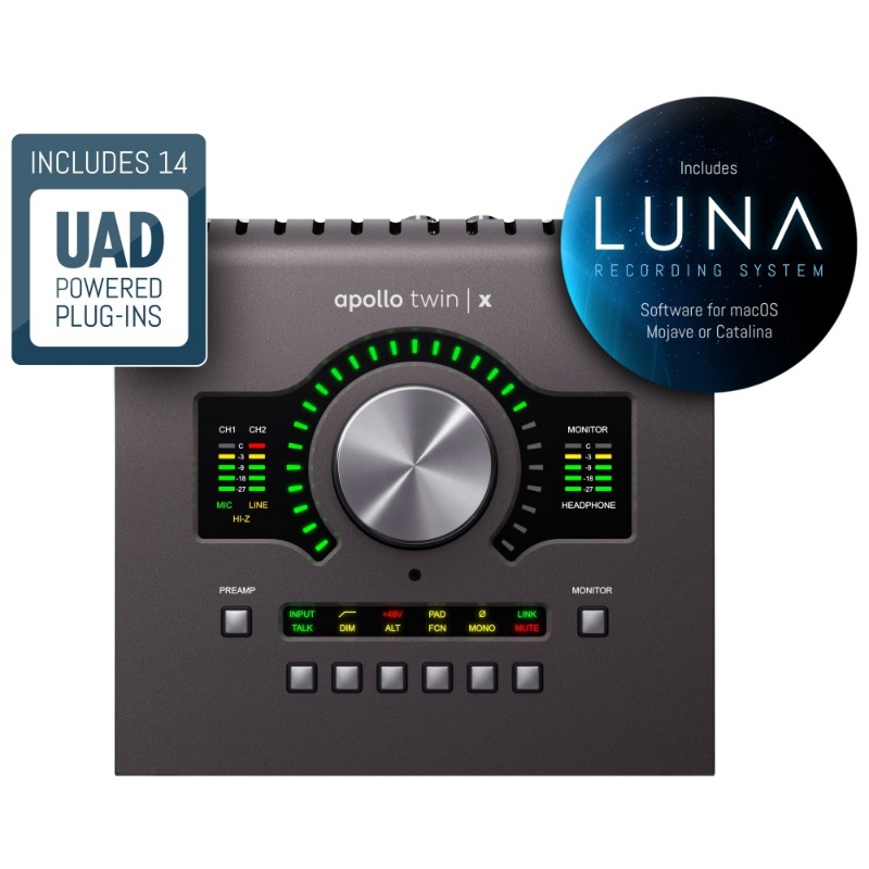 Universal Audio Apollo Twin X Quad Heritage Edition(정식 수입품) 유니버설 오디오 아폴로 트윈 듀오 헤리티지 에디션
