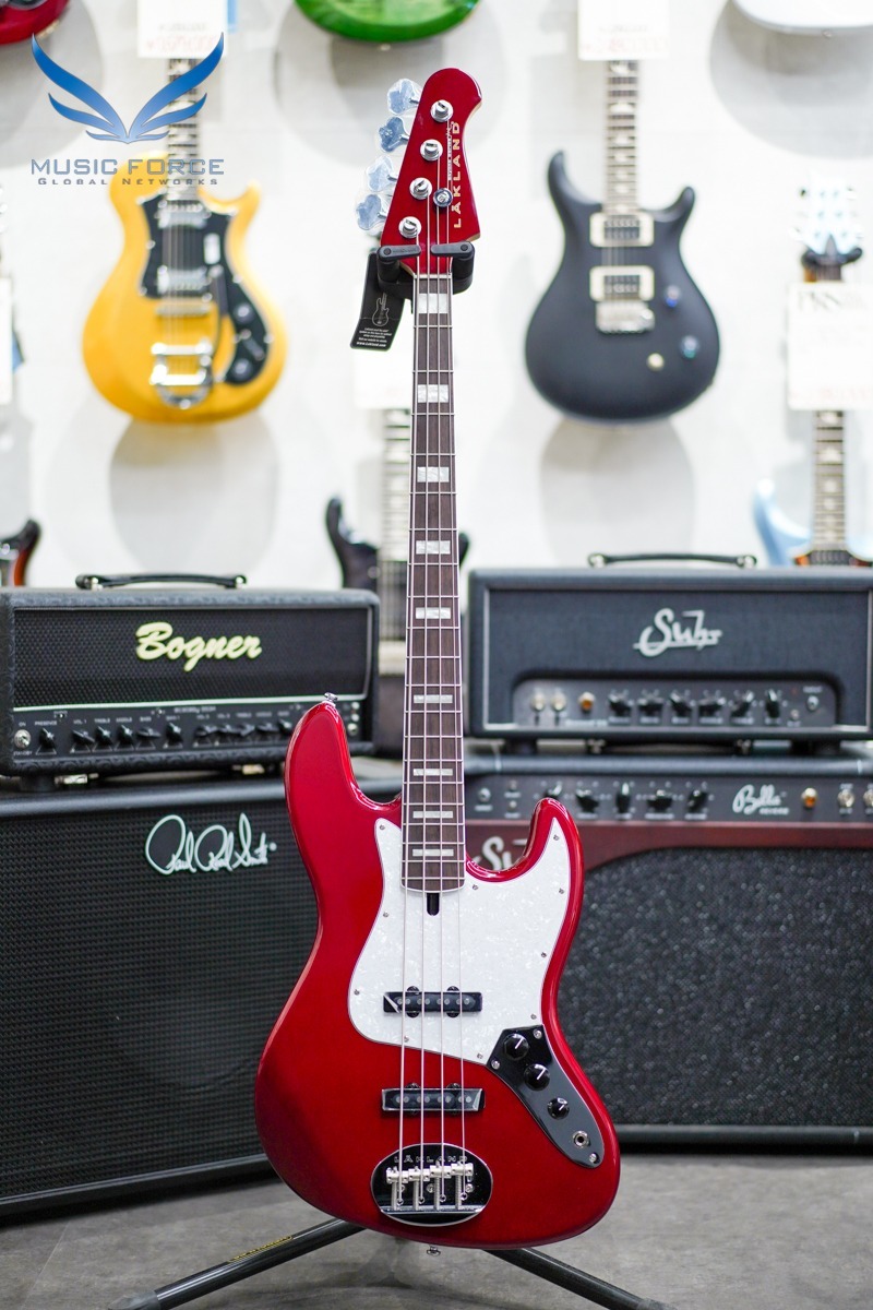 [2022 Summer Sale(~8/31까지)] Lakland Skyline 44-60 Custom Vintage J Bass - Candy Apple Red w/Indian Laurel FB (2020년산/신품)
