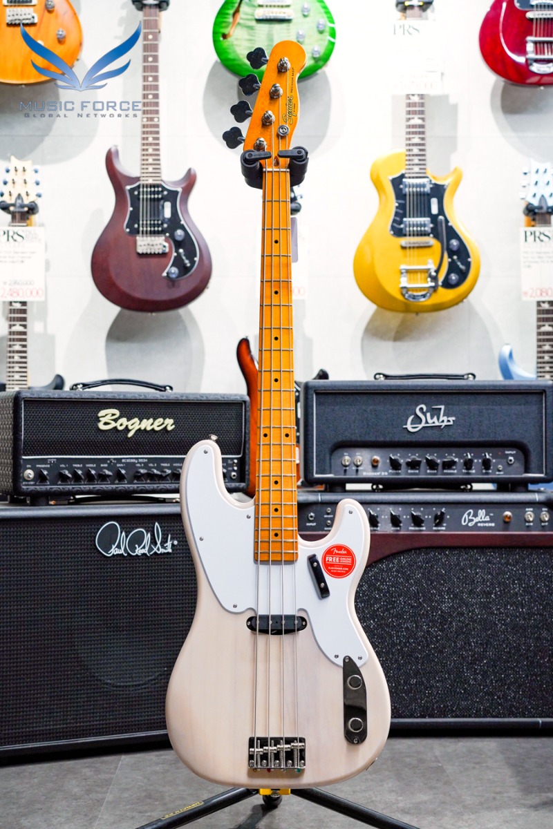 [Outlet 흠집(Blem)특가!] Squier Classic Vibe 50s Precision Bass-White Blonde w/Maple FB (신품) - 22002137