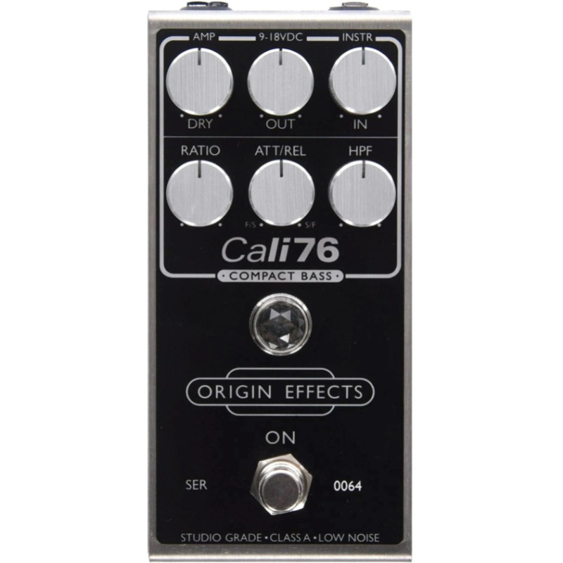 Origin Effects Cali76 Compact Bass Compressor-&#039;64 Black Panel