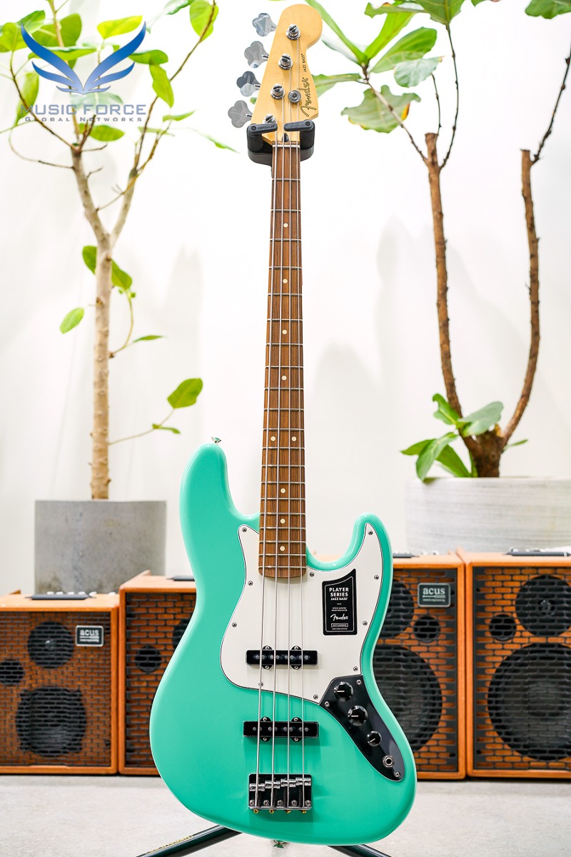 Fender Mexico Player Series Jazz Bass-Sea Foam Green w/Pau Ferro FB (신품) 펜더 멕시코 플레이어 재즈 베이스 - MX23043089