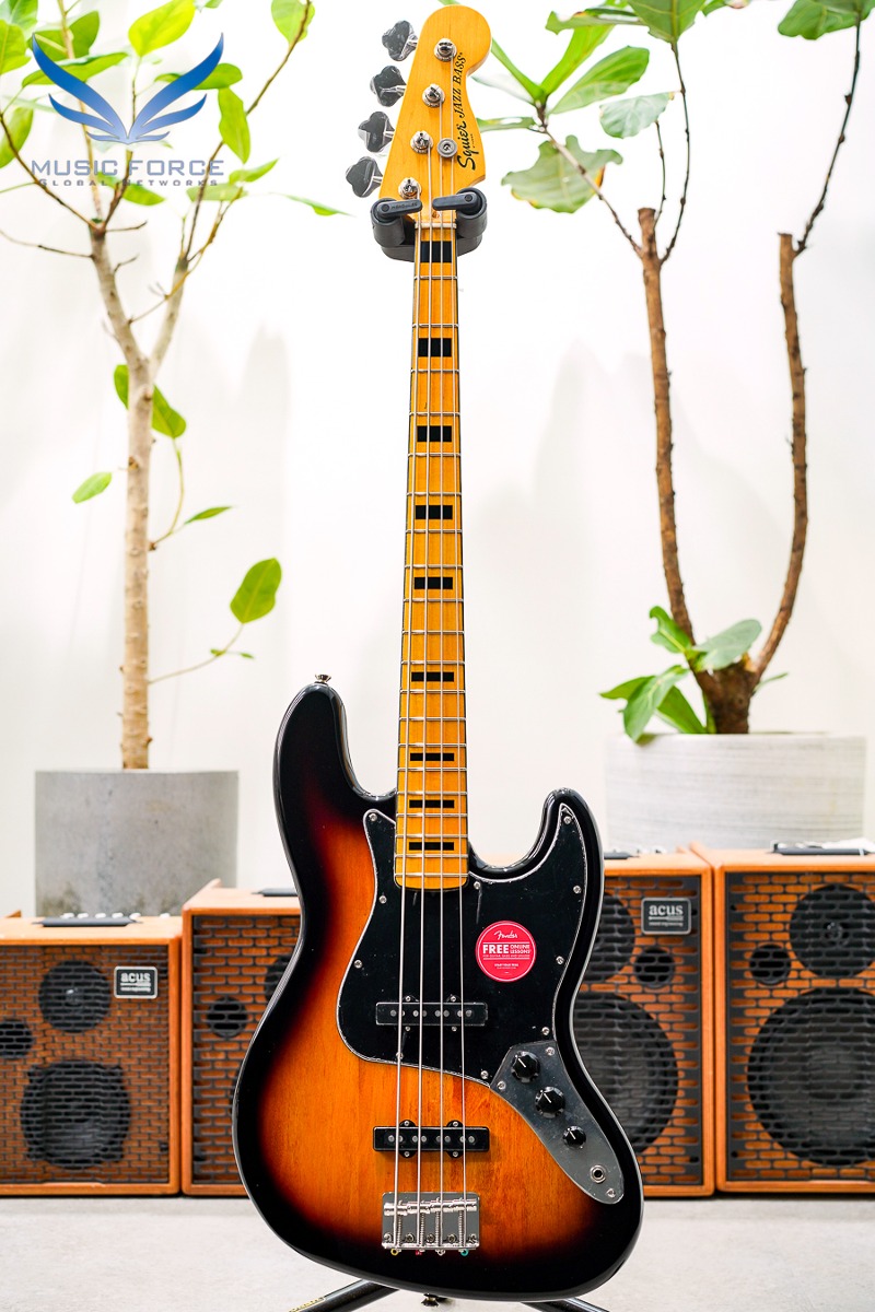 Squier Classic Vibe 70s Jazz Bass-3TSB w/Maple FB (신품) - ICSH23004069