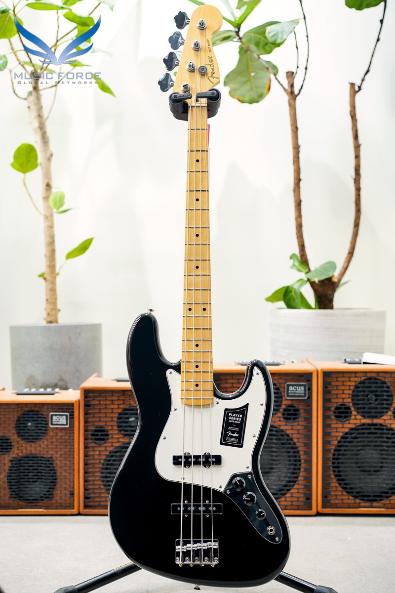 Fender Mexico Player Series Jazz Bass-Black w/Maple FB (신품) 펜더 멕시코 플레이어 재즈 베이스 - MX23073696