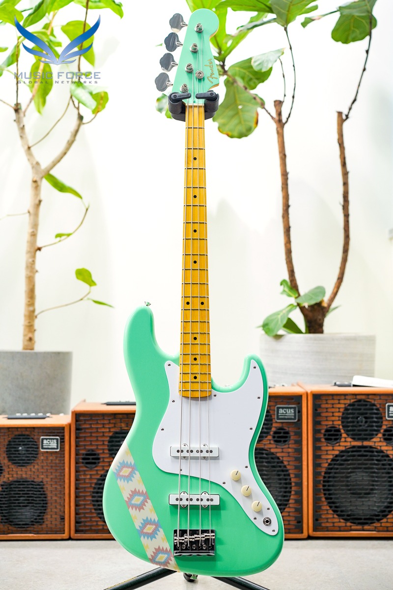 Fender Japan Artist Series SILENT SIREN Jazz Bass-Surf Green w/Maple FB (신품)  - JD24004933