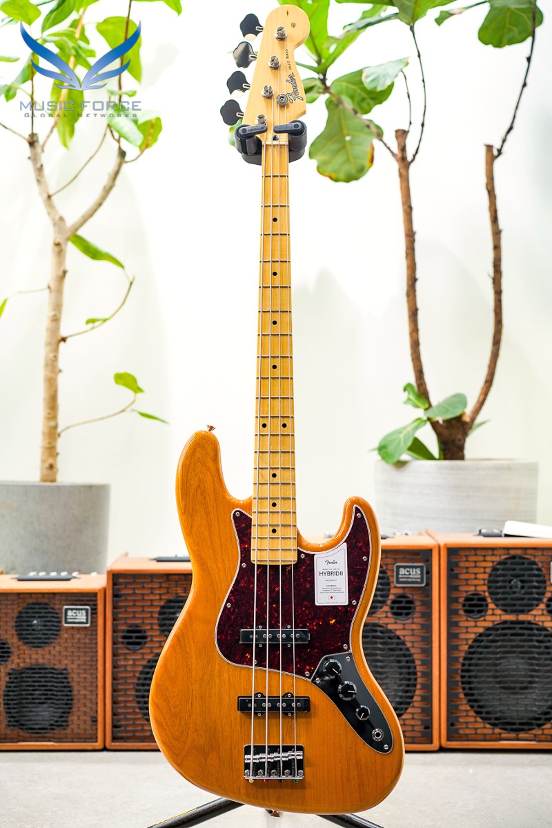 Fender Japan Hybrid II Jazz Bass-Vintage Natural w/Maple FB (신품) - JD24001688
