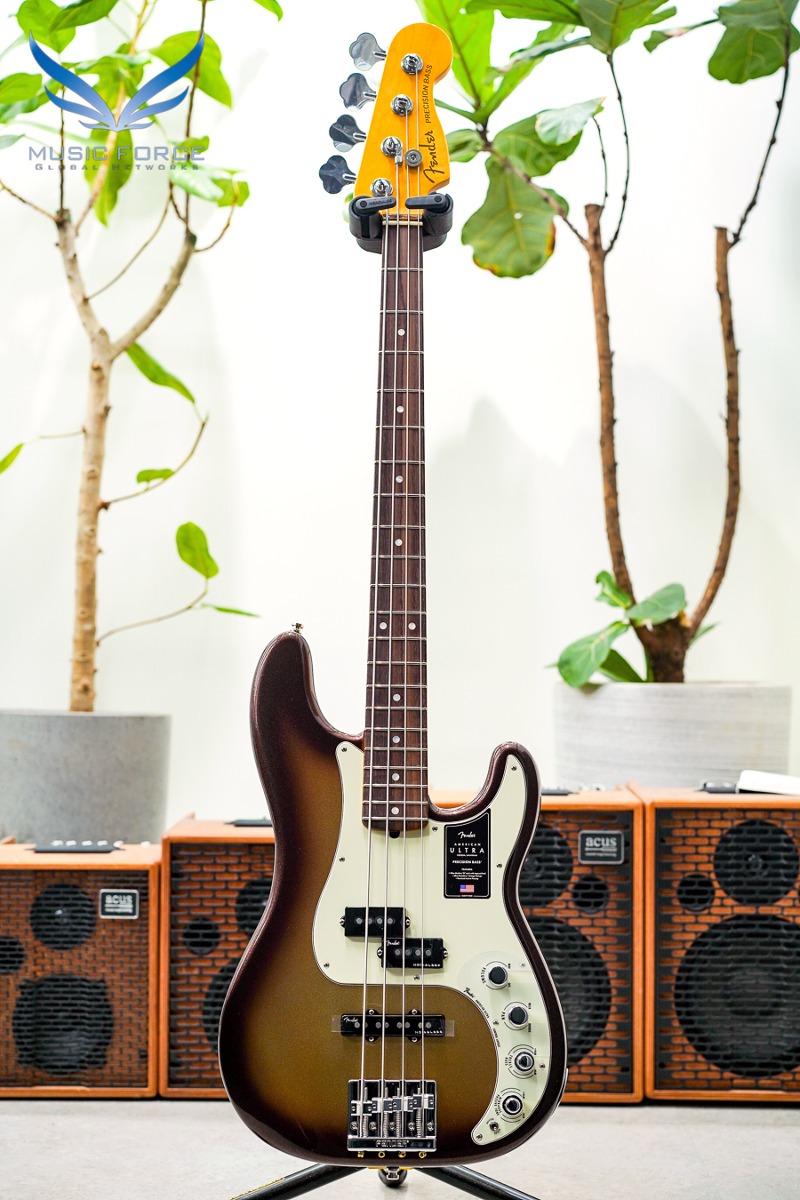 Fender USA American Ultra Precision Bass-Mocha Burst w/Rosewood FB (신품) 펜더 아메리칸 울트라 프레시전 베이스 - US23055709